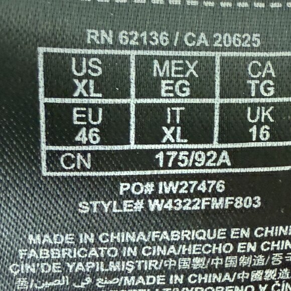 Guess Piper Women's Faux Fur Vegan Leather Vest XL Black Full Zip Pockets - Picture 7 of 11